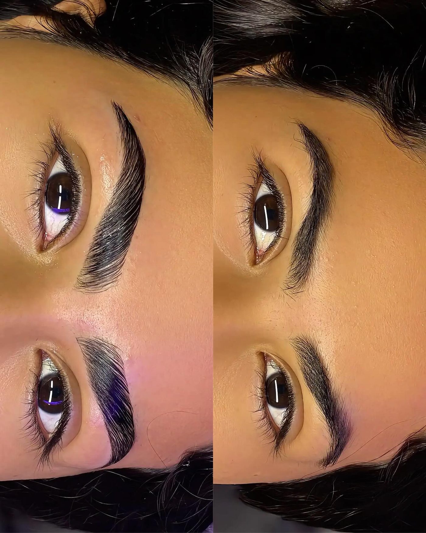Design de sobrancelha com henna