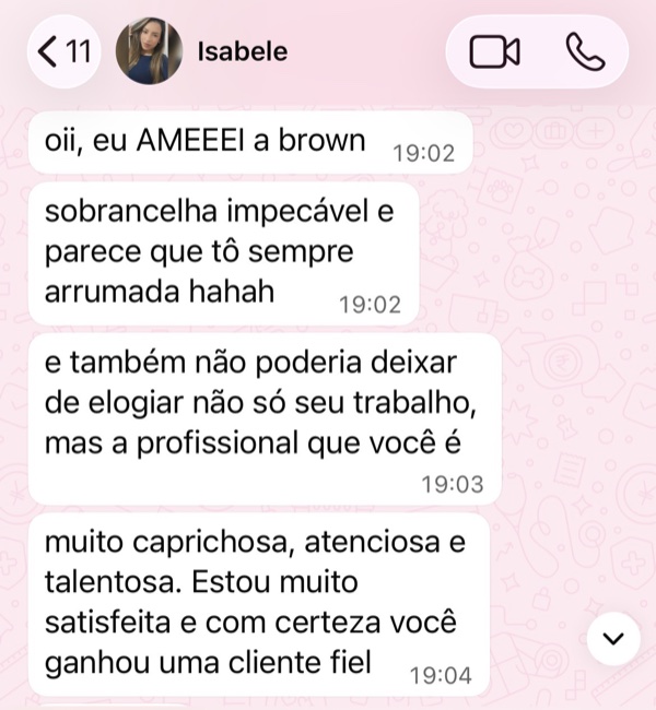 Depoimento da Isabele