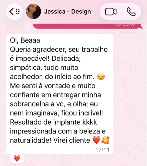 Depoimento da Jessica